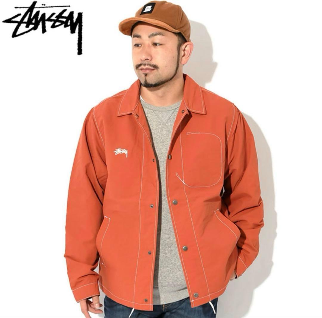 【美品】Stussy ステューシー フォルサム コーチジャケット　メンズ　Ｌ