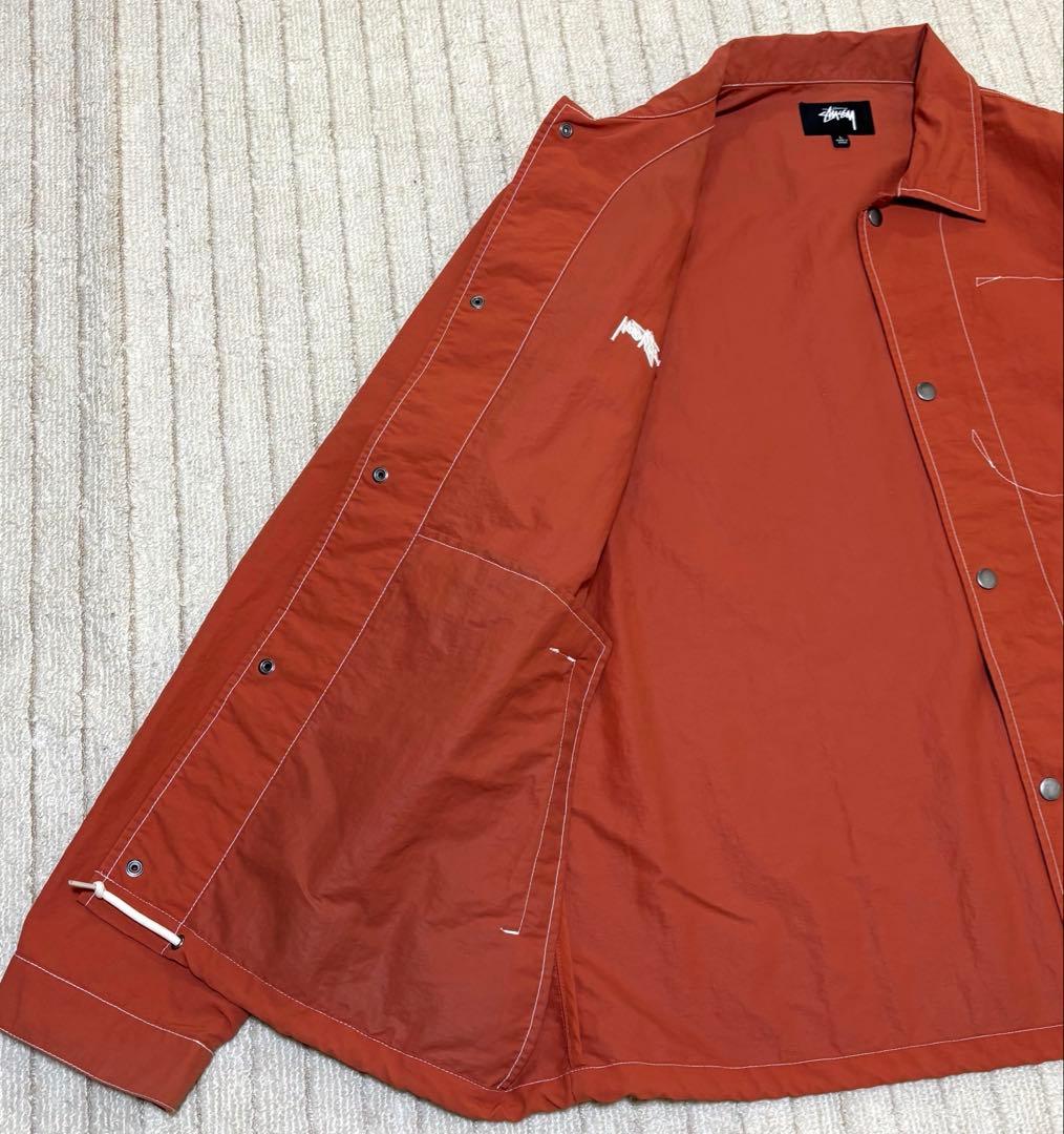 【美品】Stussy ステューシー フォルサム コーチジャケット　メンズ　Ｌ