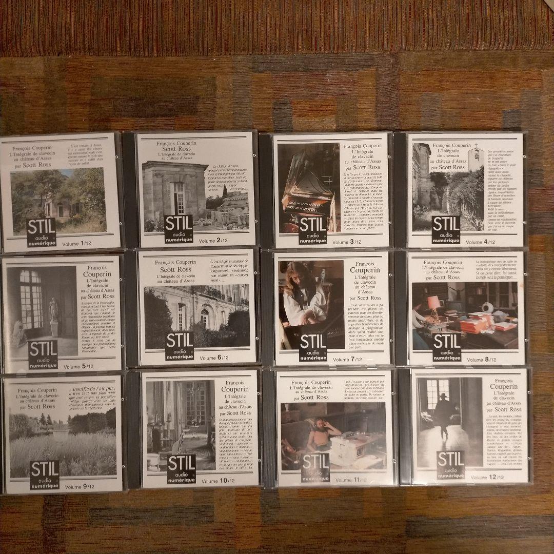フランソワ ク－プラン クラヴサン作品全集 スコット・ロス 12CDs STIL
