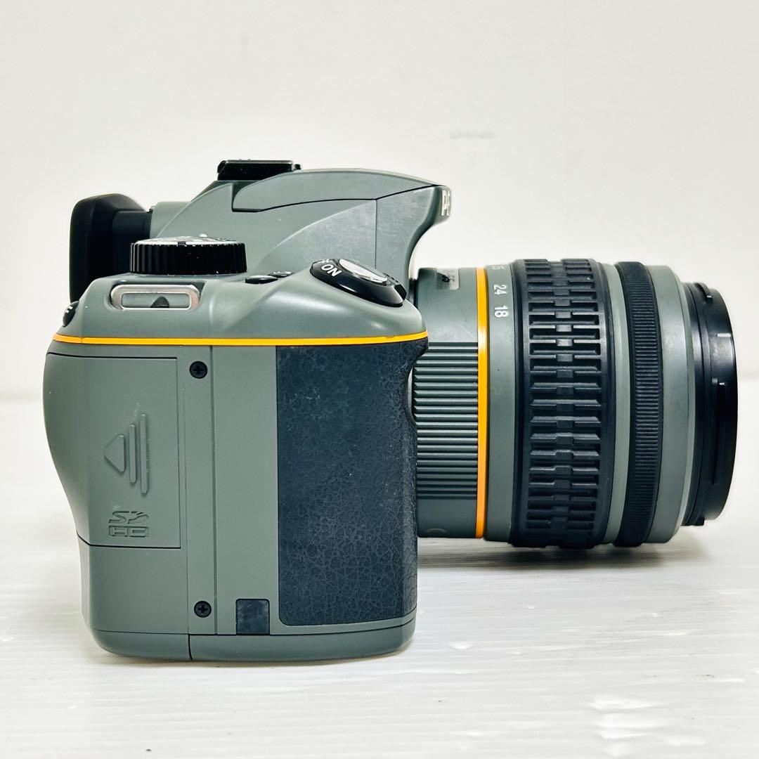 希少 PENTAX デジタル一眼レフカメラ K-m 限定オリーブ 標準レンズ付き