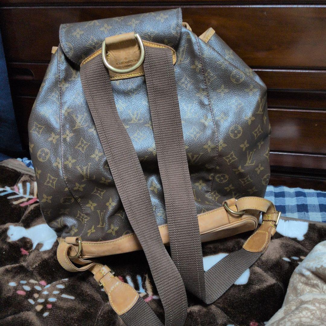 【美品】ルイヴィトン リュック モンスリGM モノグラムキャンバス