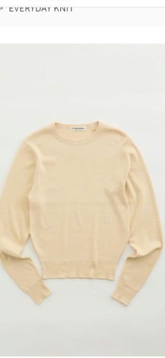 muun様THE SHINZONE エクリュ　エブリデイニット