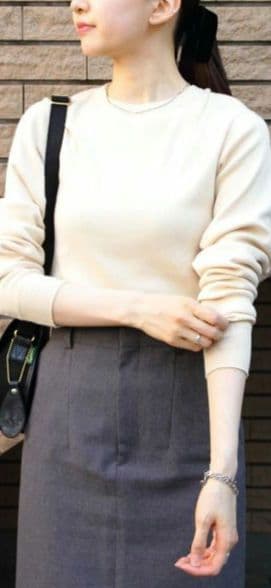 muun様THE SHINZONE エクリュ　エブリデイニット