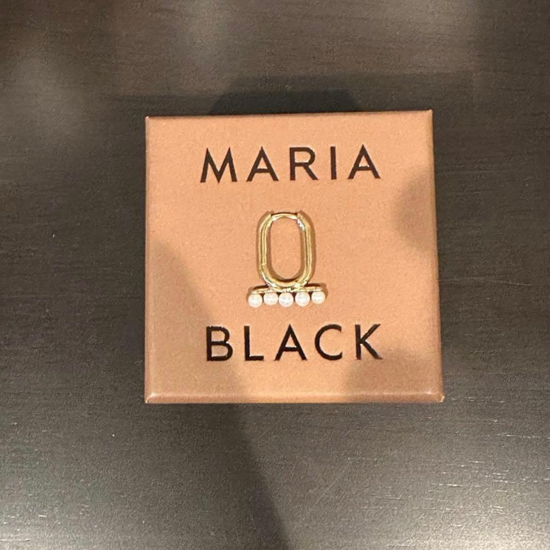 MARIA BLACK ゴールドフープピアス（片耳用）