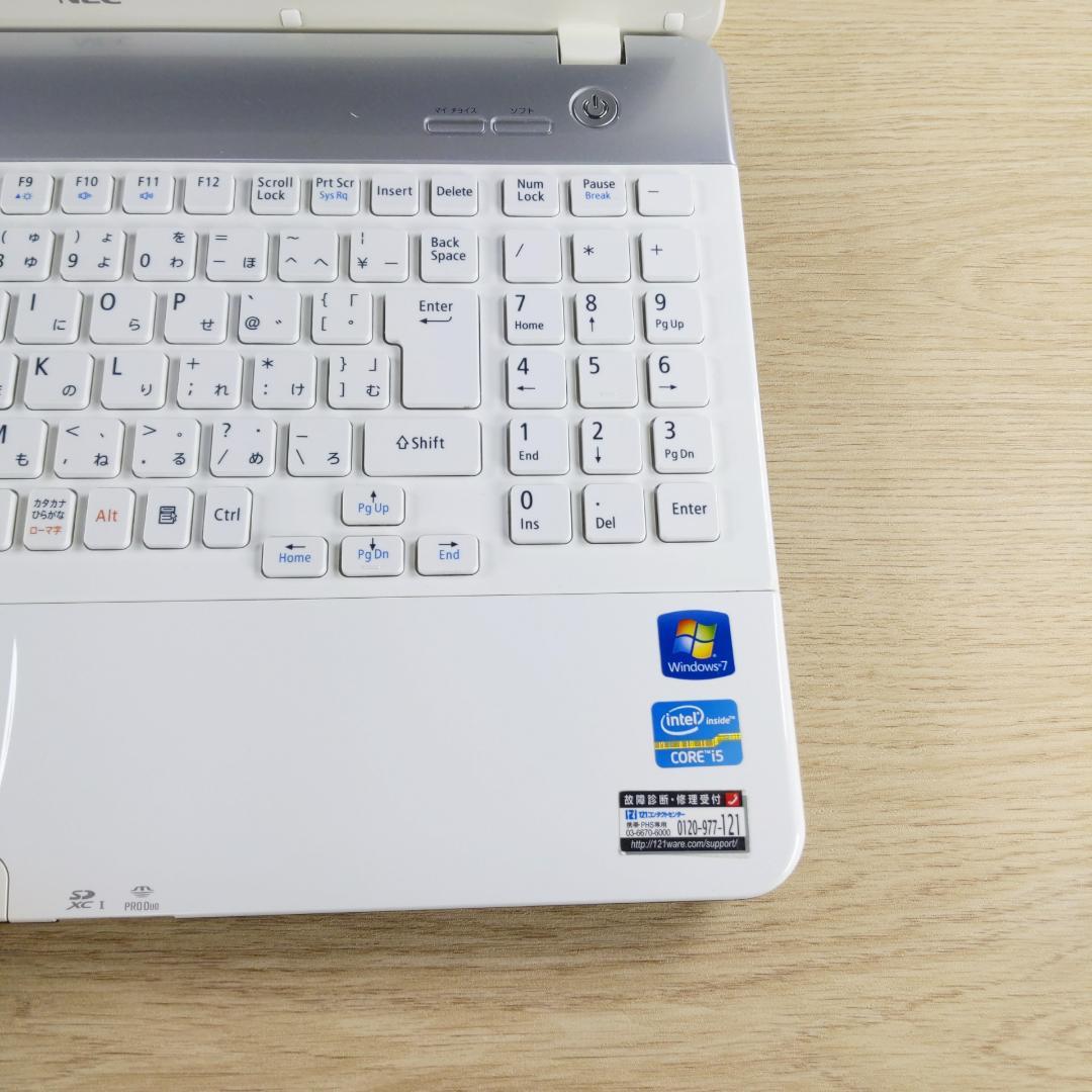 新品SSD512GB☆Win11☆i5 ブルーレイ対応 NECノートパソコン