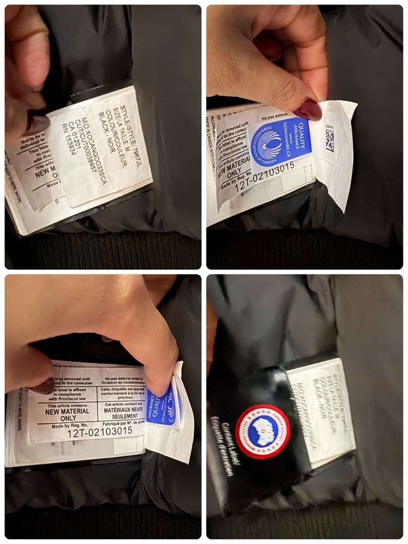 カナダグース ラブラドールボンバー ショートダウン ブラック ファー付き 美品