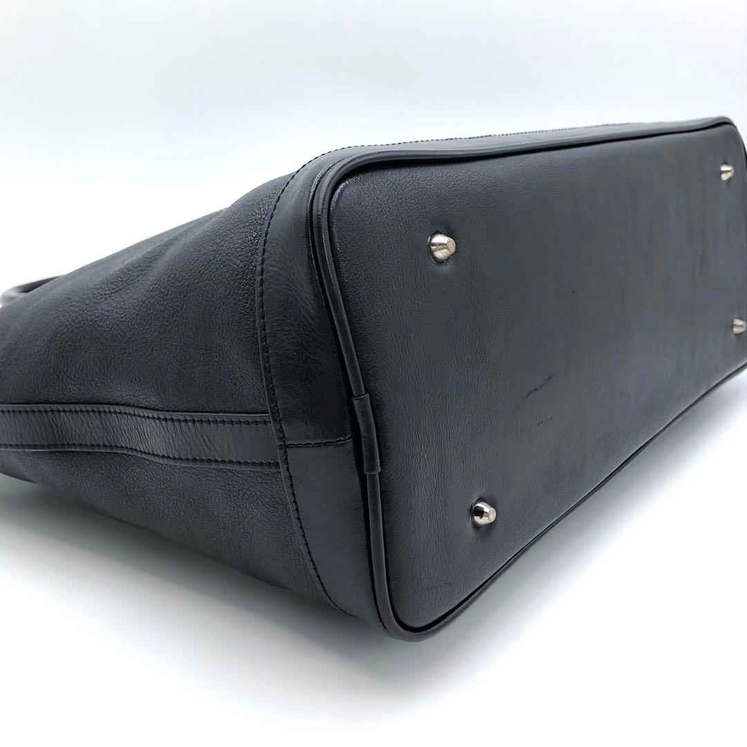 美品✨シーカー 別注 レザー トートバッグ ビジネス 肩掛け A4可 ブラック黒