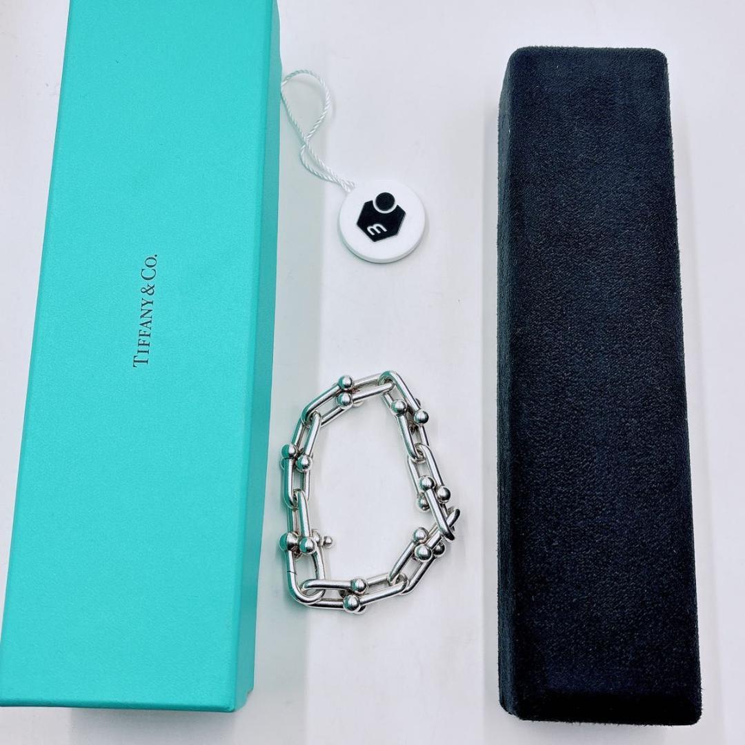 Tiffany ティファニー　ハードウェア ラージリンク ブレスレット