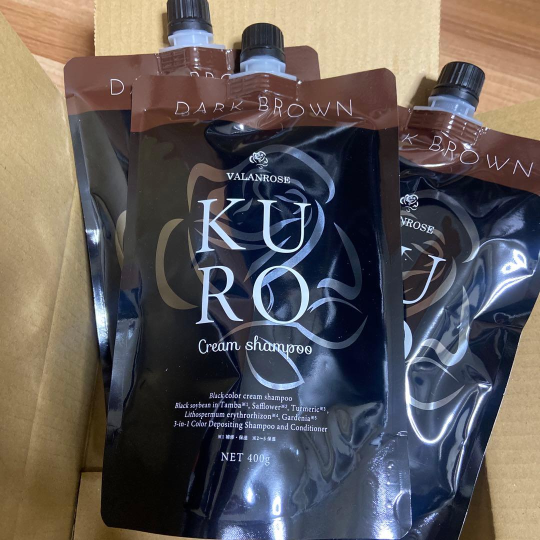 VALIANROSS KURO Cream Shampoo ダークブラウン