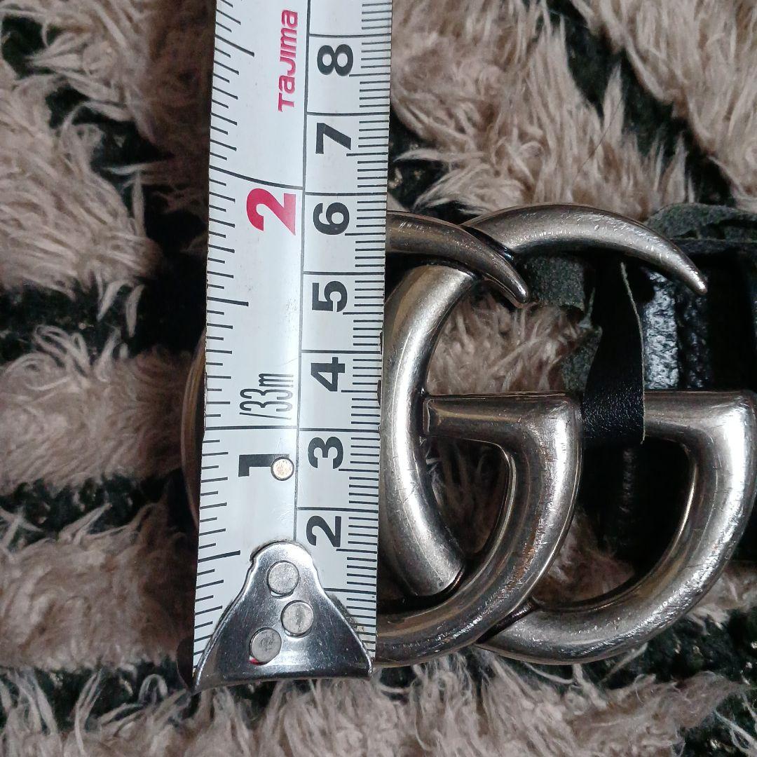 GUCCI ブラック GGバックル ベルト