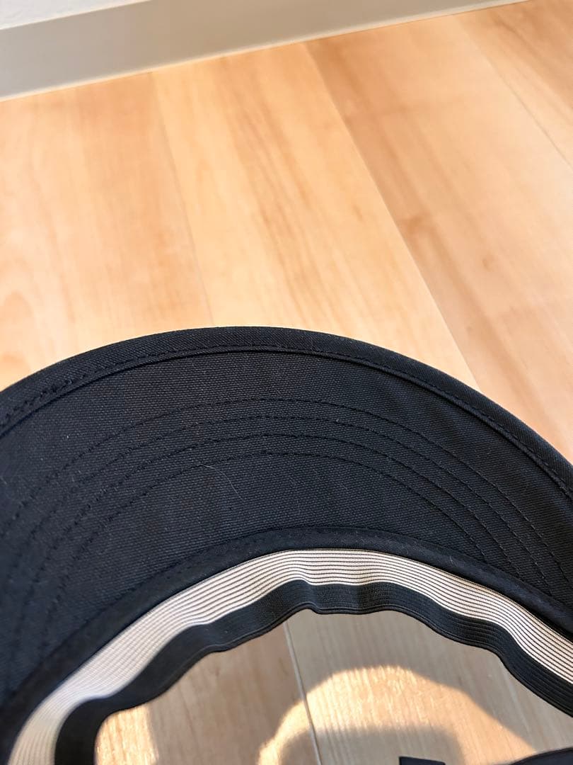 GUCCI ブラック サンバイザー Lサイズ