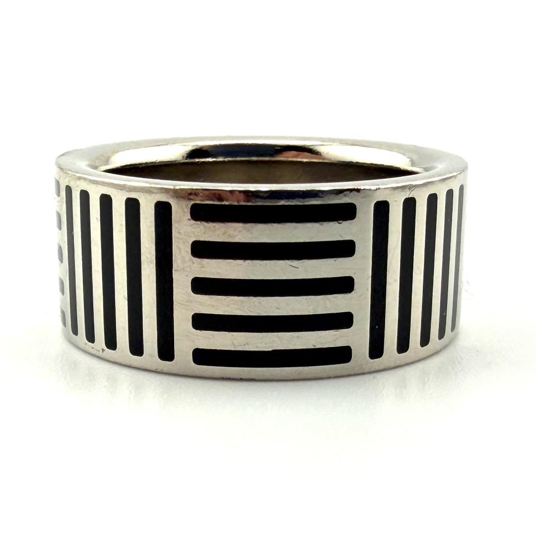 ルイヴィトン M62493 リング バーグ ダミエカラーズ シルバー ブラック