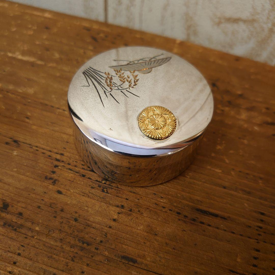 ボンボニエール 皇室 三笠宮家 家紋 銀製