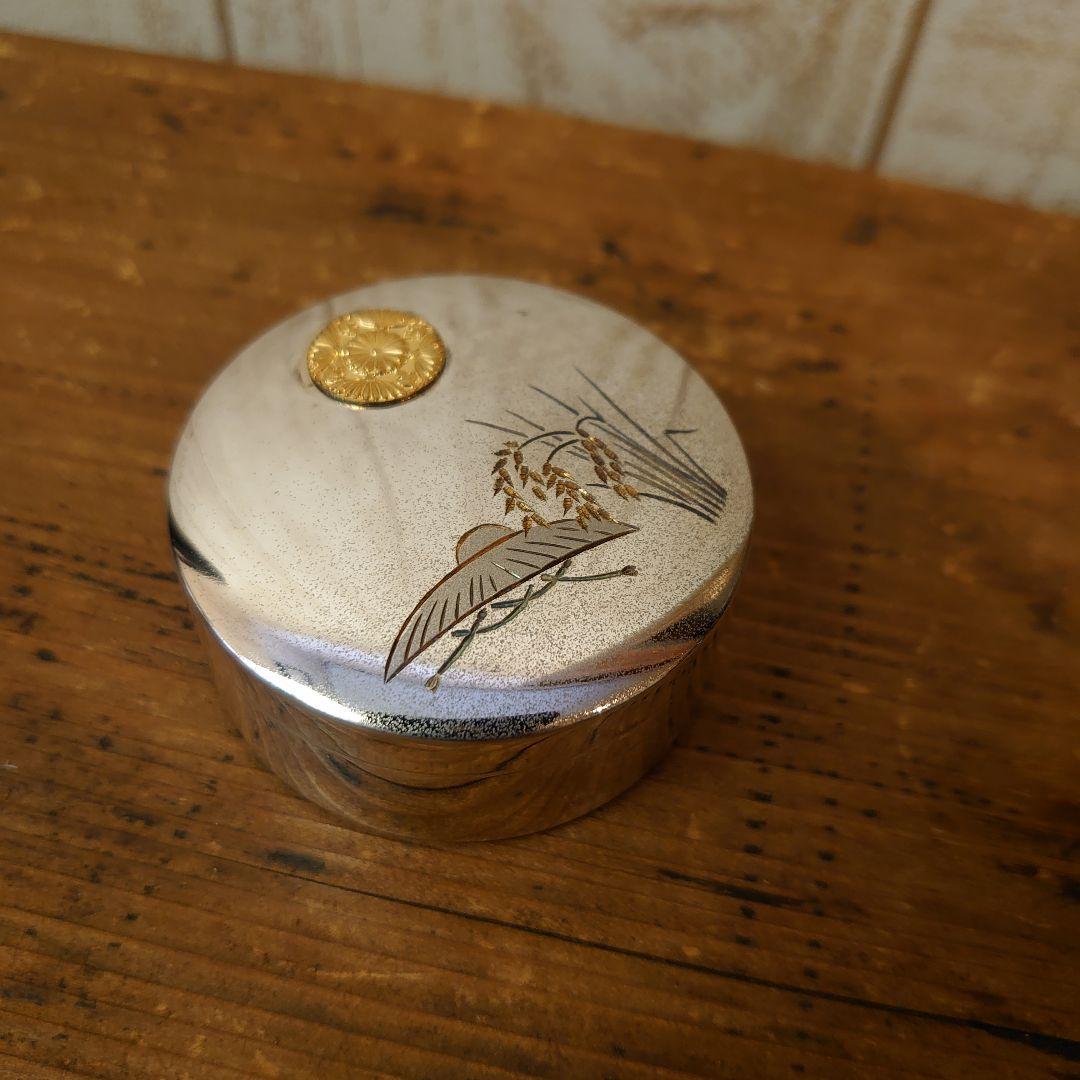 ボンボニエール 皇室 三笠宮家 家紋 銀製