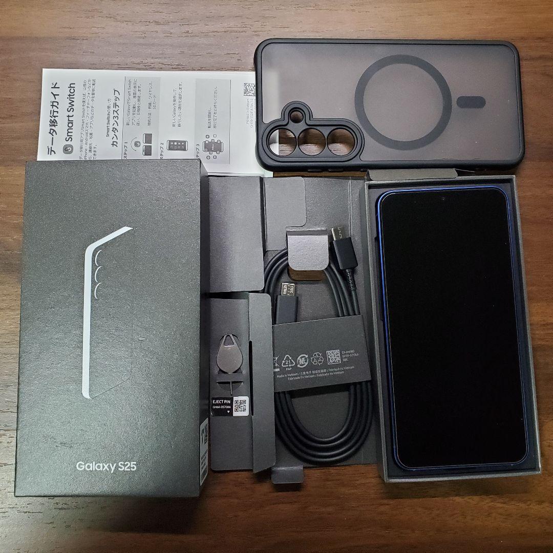 【ほぼ未使用】Galaxy S25 12GB/256GB ネイビー
