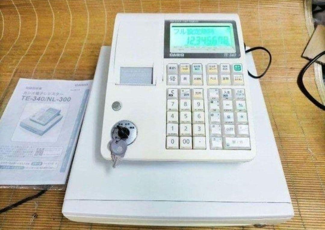 カシオレジスター　TE-340/NL300　フル設定無料　3403401