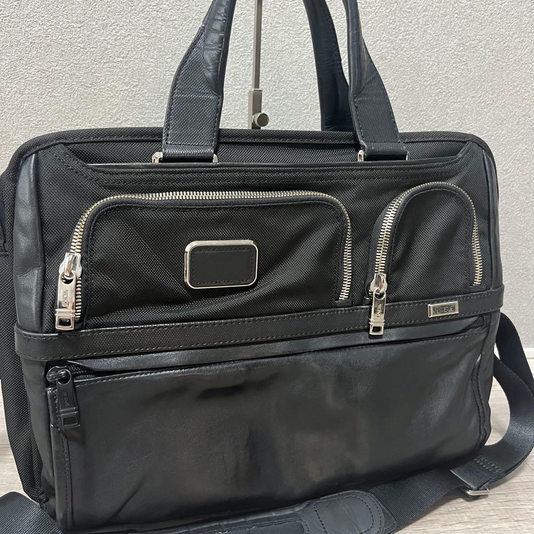 【美品】 TUMI ビジネスバッグ ALPHA3 BLACK CHROME 限定