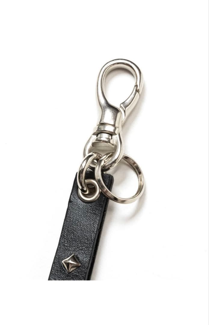 小物 STUDS & KNITTING LEATHER KEY RING 24AW