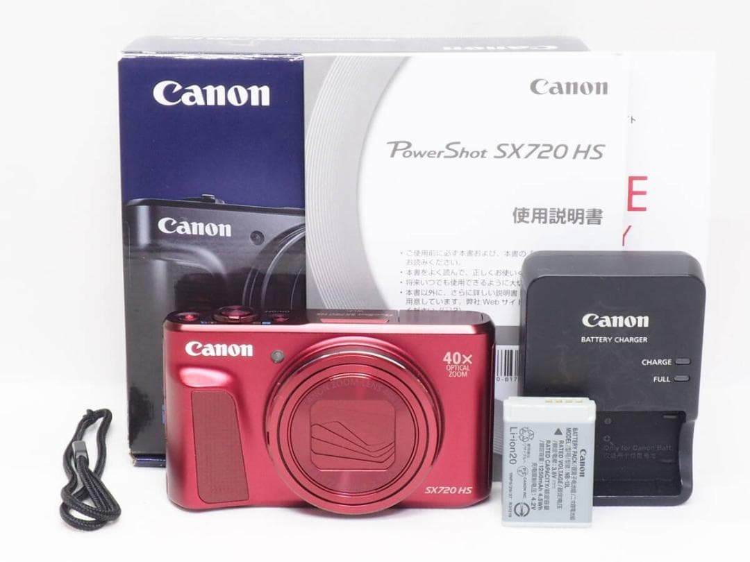 ■美品■ Canon Power shot SX720HS レッド ほぼ新品同等