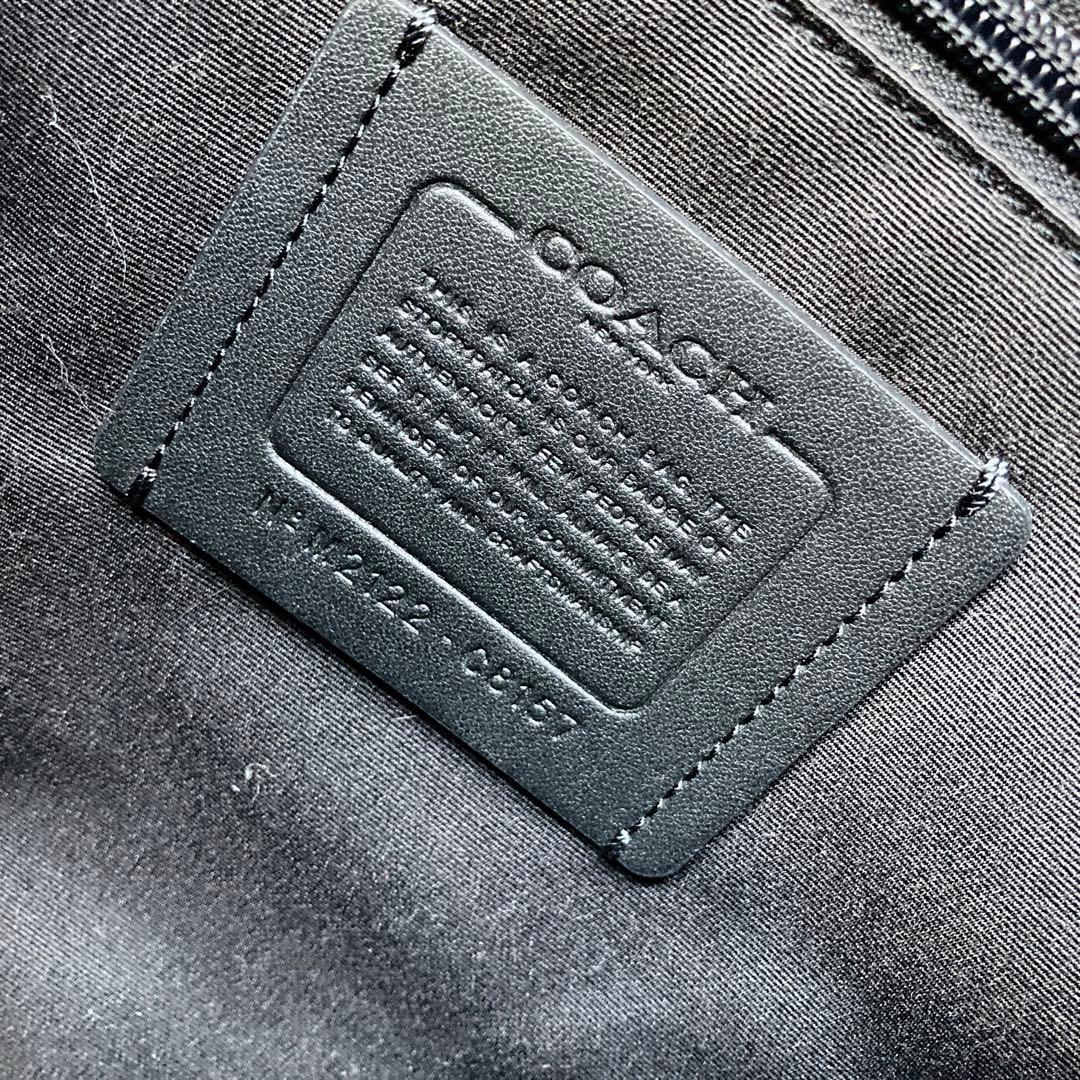 未使用級 coach ビジネス トート ダークネイビー ダブルハンドル