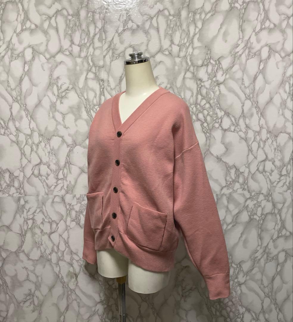 完売品　LINKABLE リンカブル リバーシブルカーディガン バイカラー