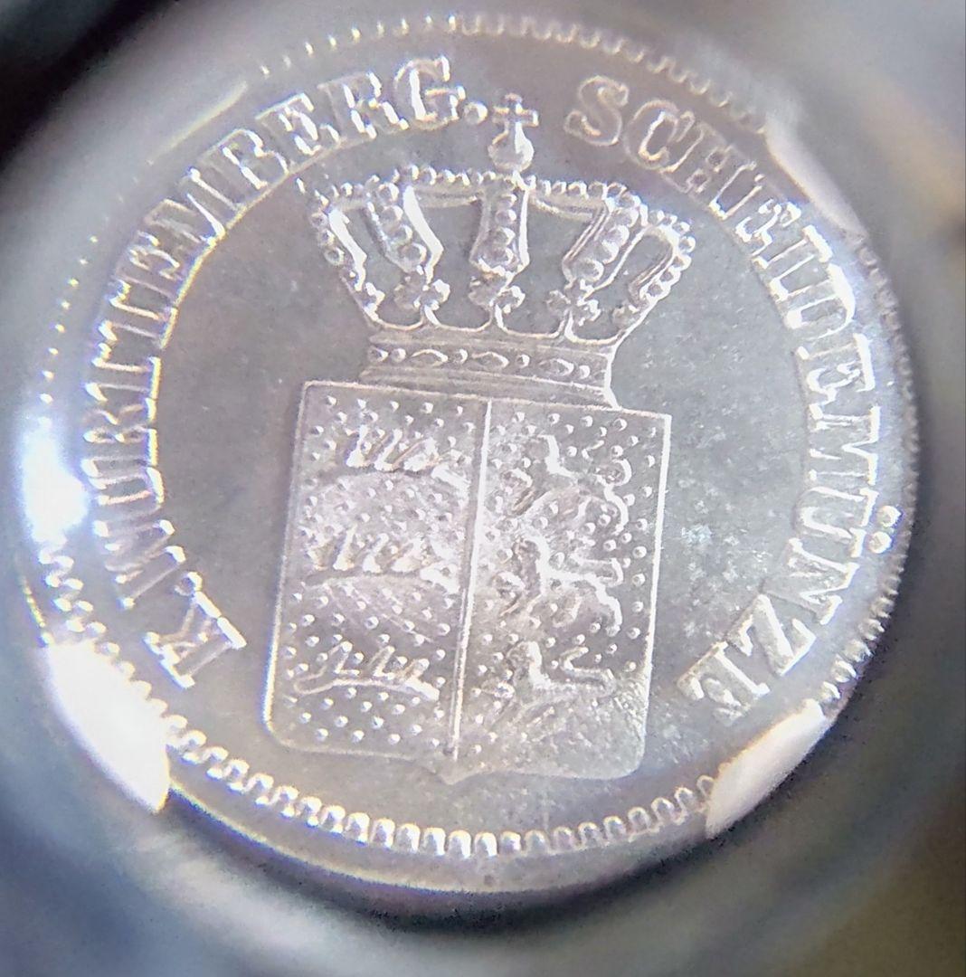 ✨建国記念日セール！NGC MS66！1クロイツァー銀貨 ドイツ✨