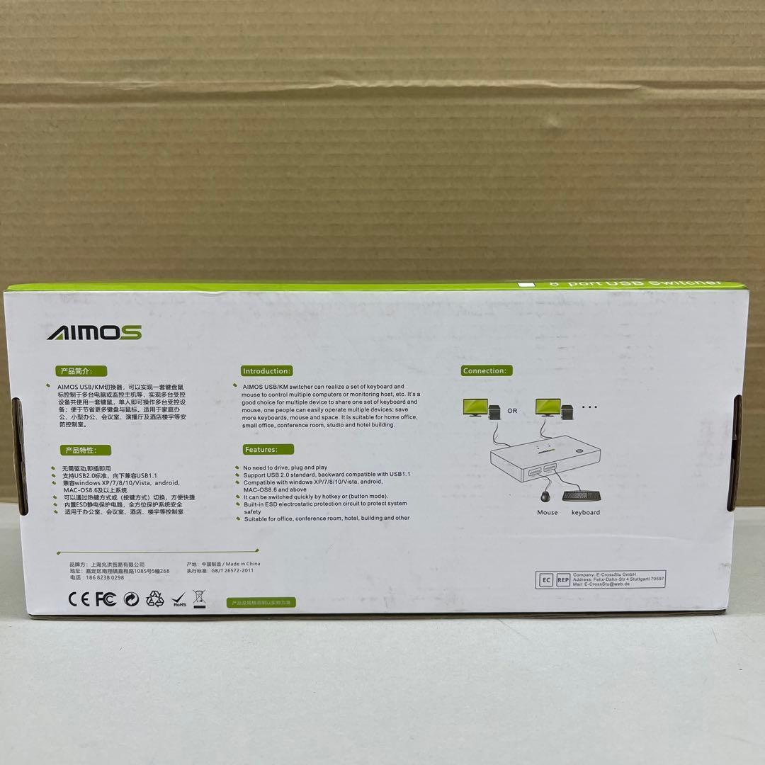 511142 AIMOS HDMI KVM切替器 8入力1出力