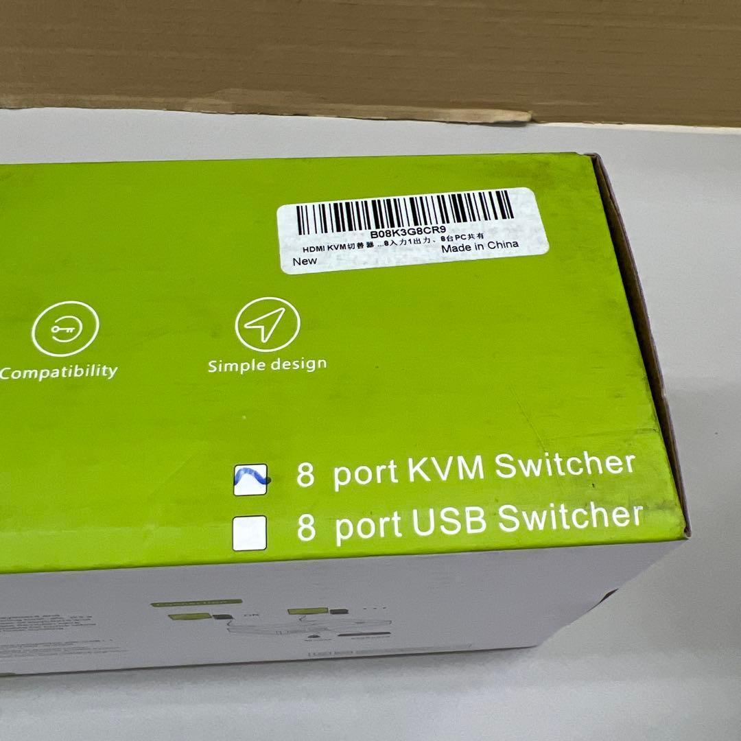 511142 AIMOS HDMI KVM切替器 8入力1出力