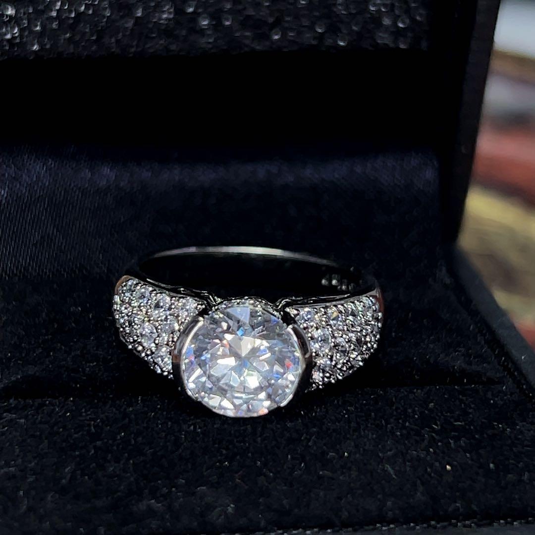 【美品】ete エテ パヴェ リング SV925P 大粒 13号