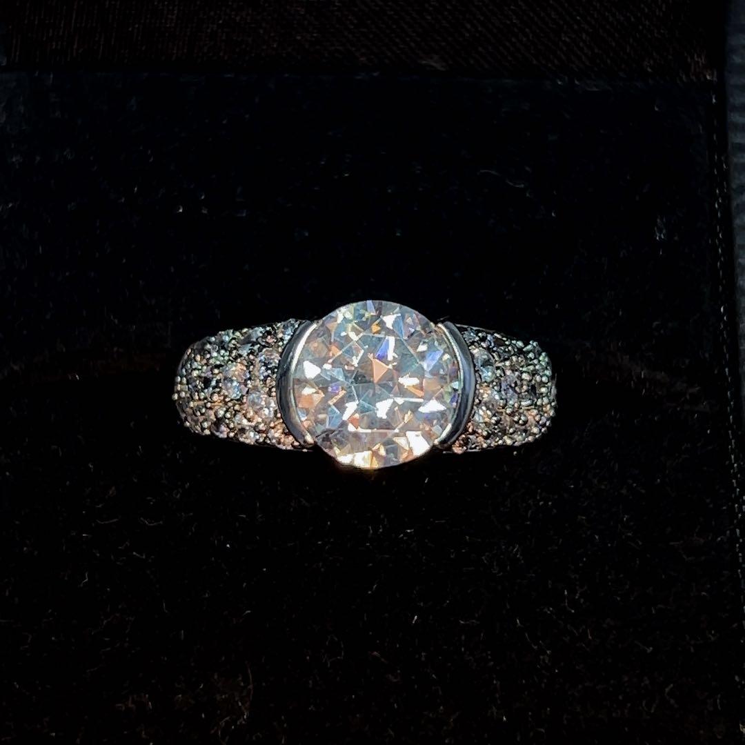 【美品】ete エテ パヴェ リング SV925P 大粒 13号