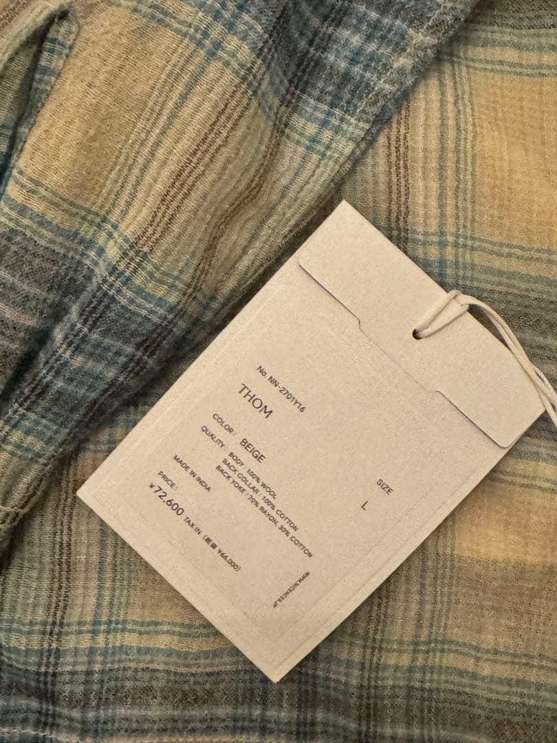 完売品 25aw niceness Open shirt THOM