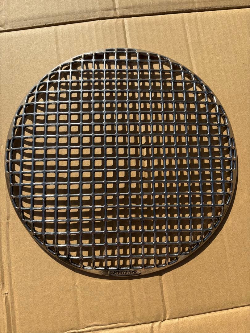 シンポ 焼肉用ロースター網 丸型28cm 業務用 10枚セット 中古美品