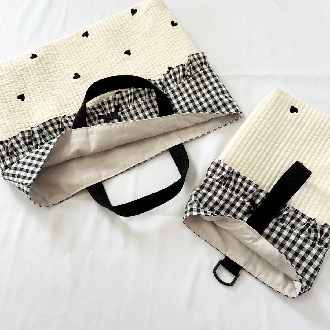 入園入学3点セット　ヌビ　レッスンバッグ　上履き入れ　お着替え袋