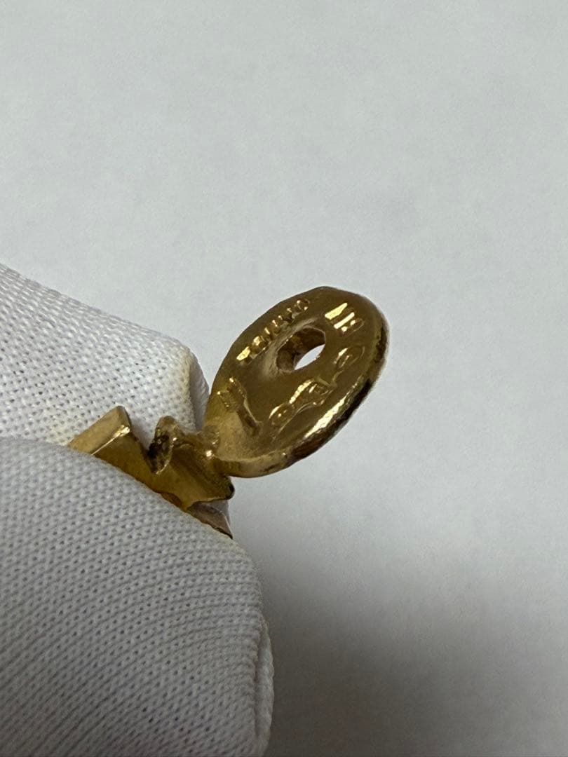 STOP LIGHT K18 全金 アイアンクロス ネックレス 3.2g 超希少