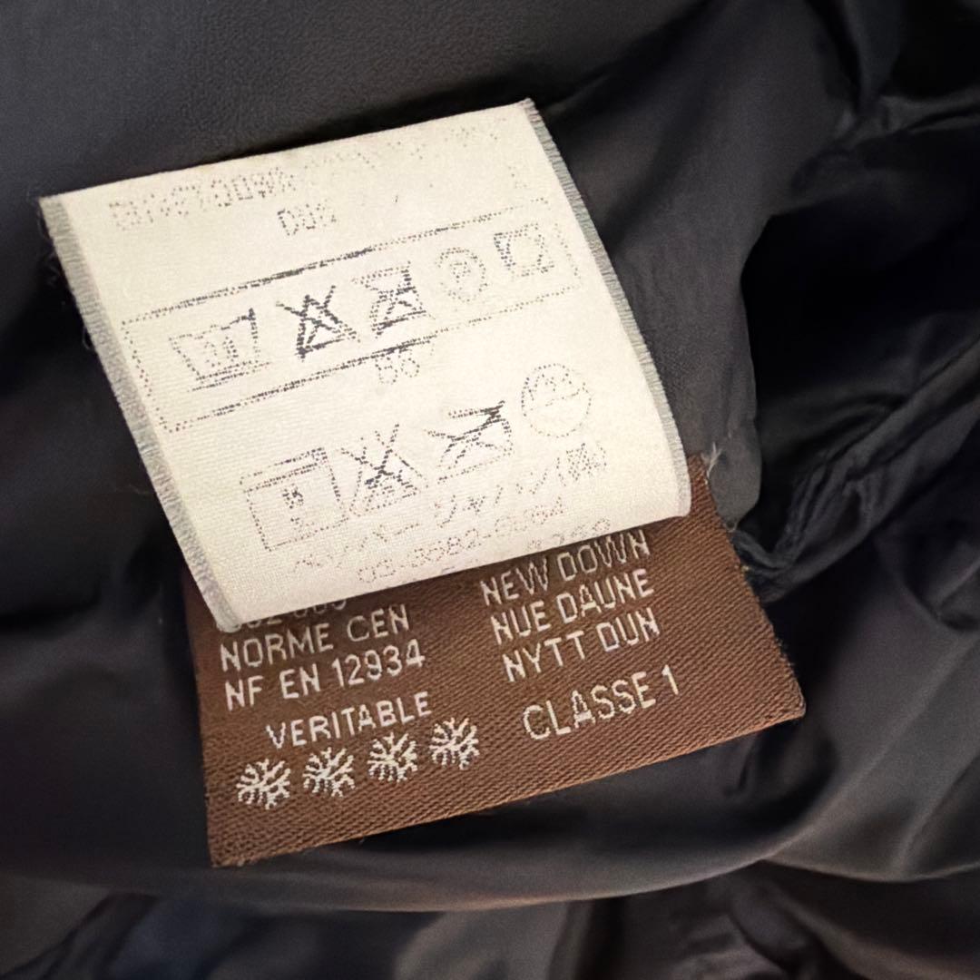 モンクレール ダウン 茶タグ