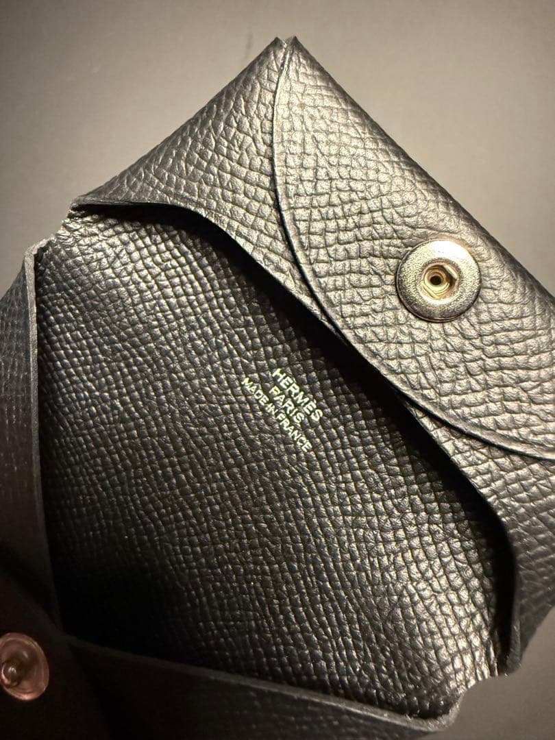 HERMES エルメス バスティア ケース ノワール ブラック