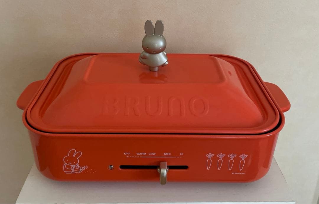 ブルーノ ミッフィーコンパクトホットプレート