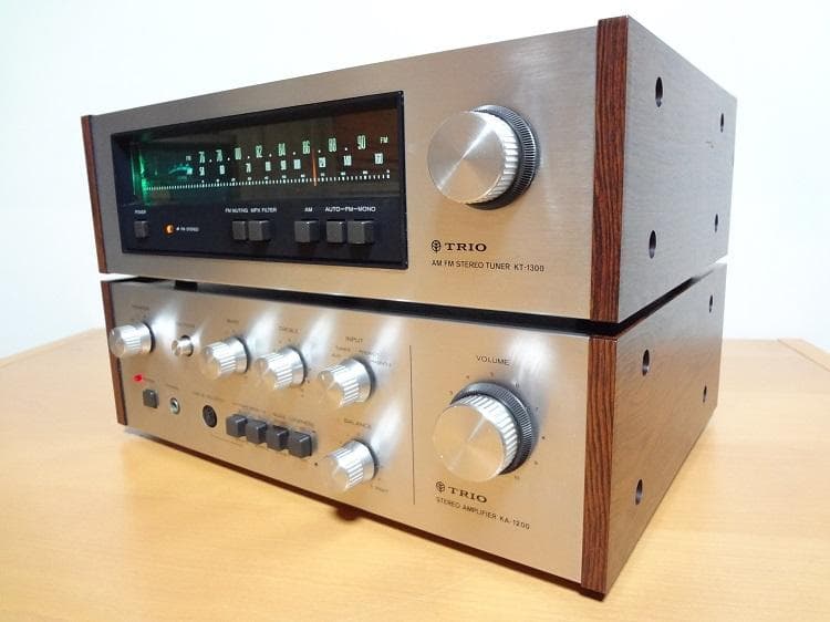 美品 完動品 TRIO KT-1300 KA-1200 （ミニコンポの先駆け）