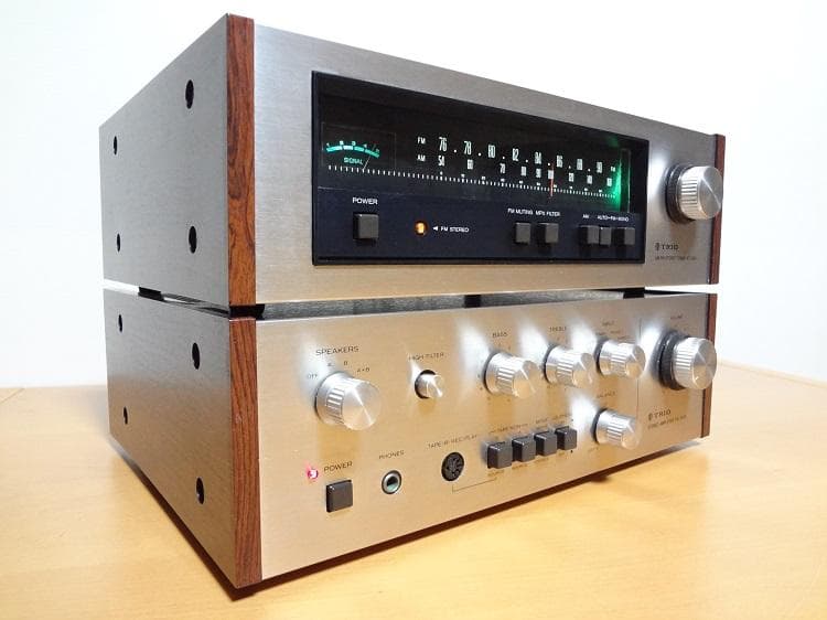 美品 完動品 TRIO KT-1300 KA-1200 （ミニコンポの先駆け）