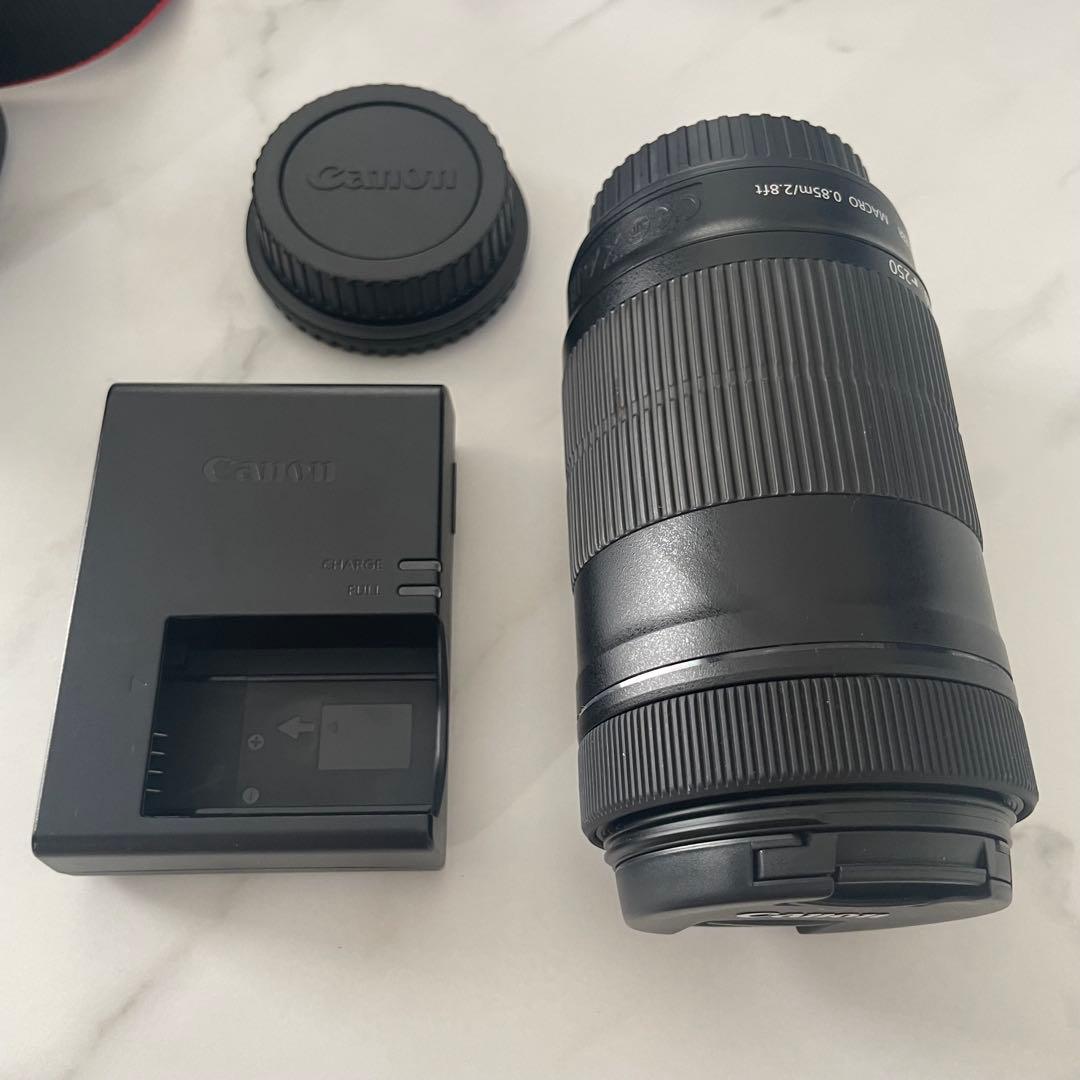 【美品】Ｃａｎｏｎ ＥＯＳ　Ｋｉｓｓ　Ｘ８ｉレンズセット