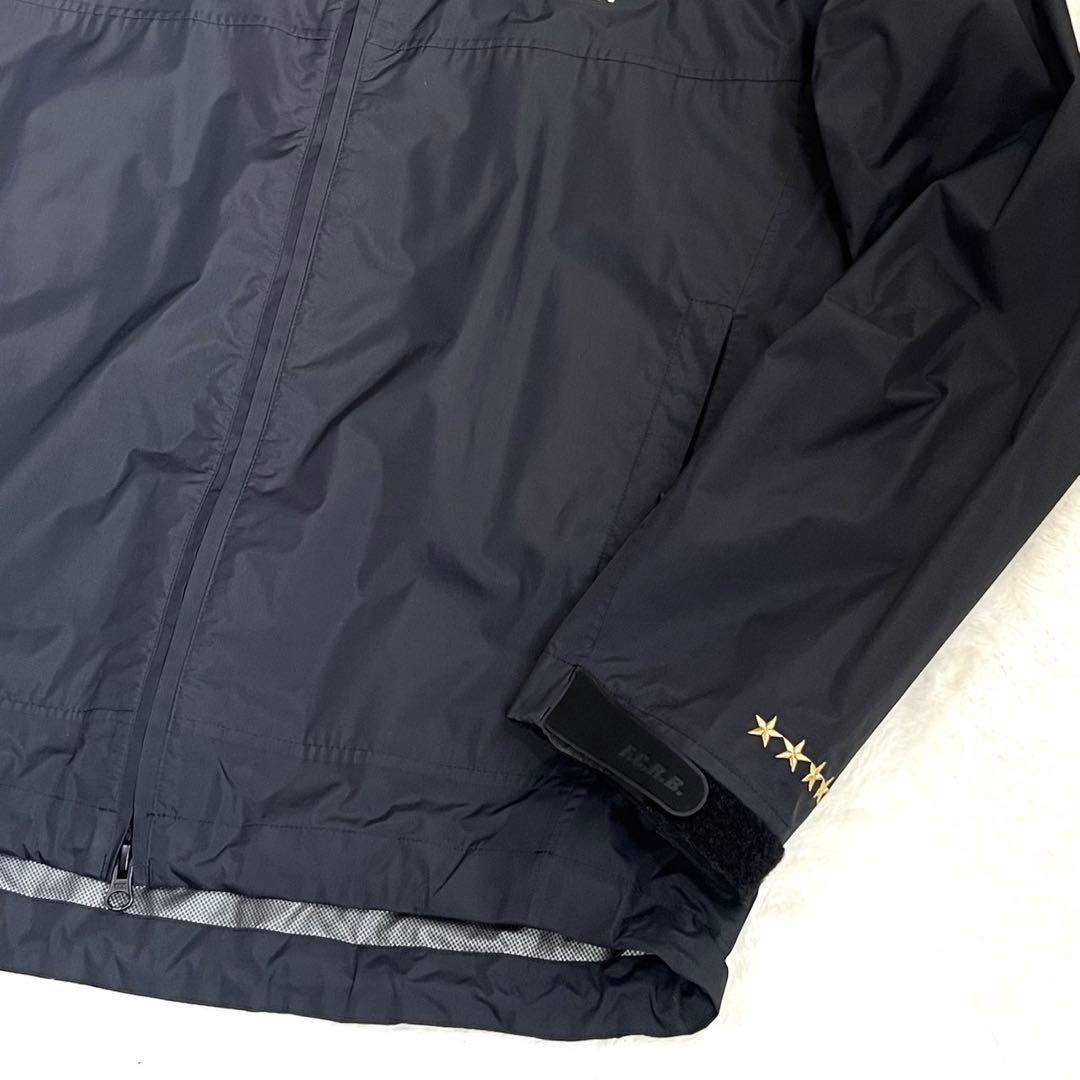 【F.C.Bristol】 撥水マウンテンパーカー レインジャケット BK XL