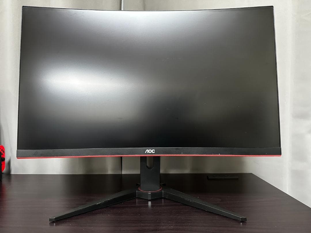 AOC ゲーミング モニター C27G1　27インチ/144Hz/VA 曲面