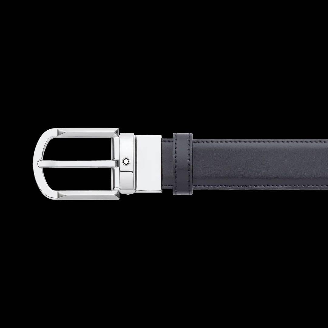 新品 MONTBLANC リバーシブル レザーベルト MB111080