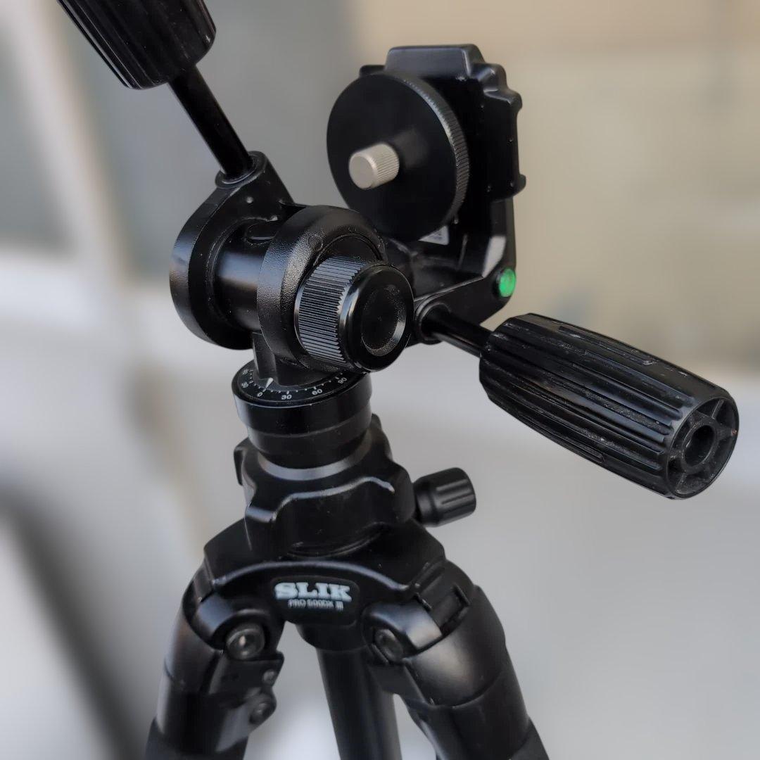 雲台付 SLIK スリック 三脚 PRO 500DX Ⅲ N 雲台 SH-806