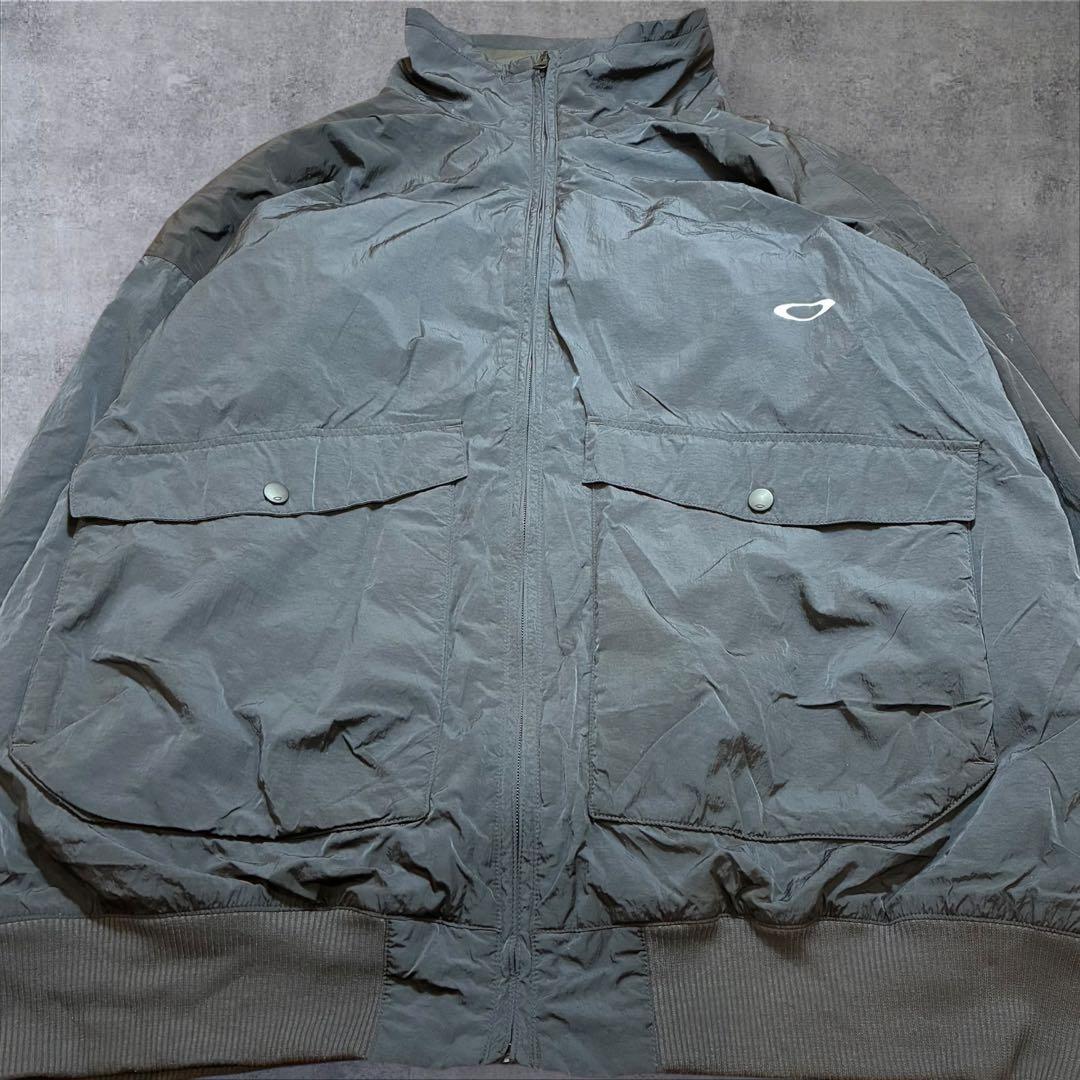 Y2K オークリー スイングトップ ナイロンジャケット ノームコア 2XL 黒