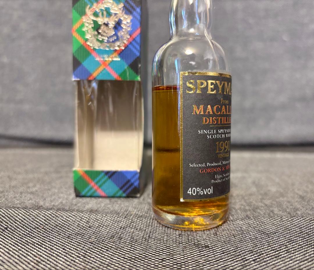 ゴードン&マクファイル　スペイモルト　マッカラン　ミニボトル3本セット　未開封