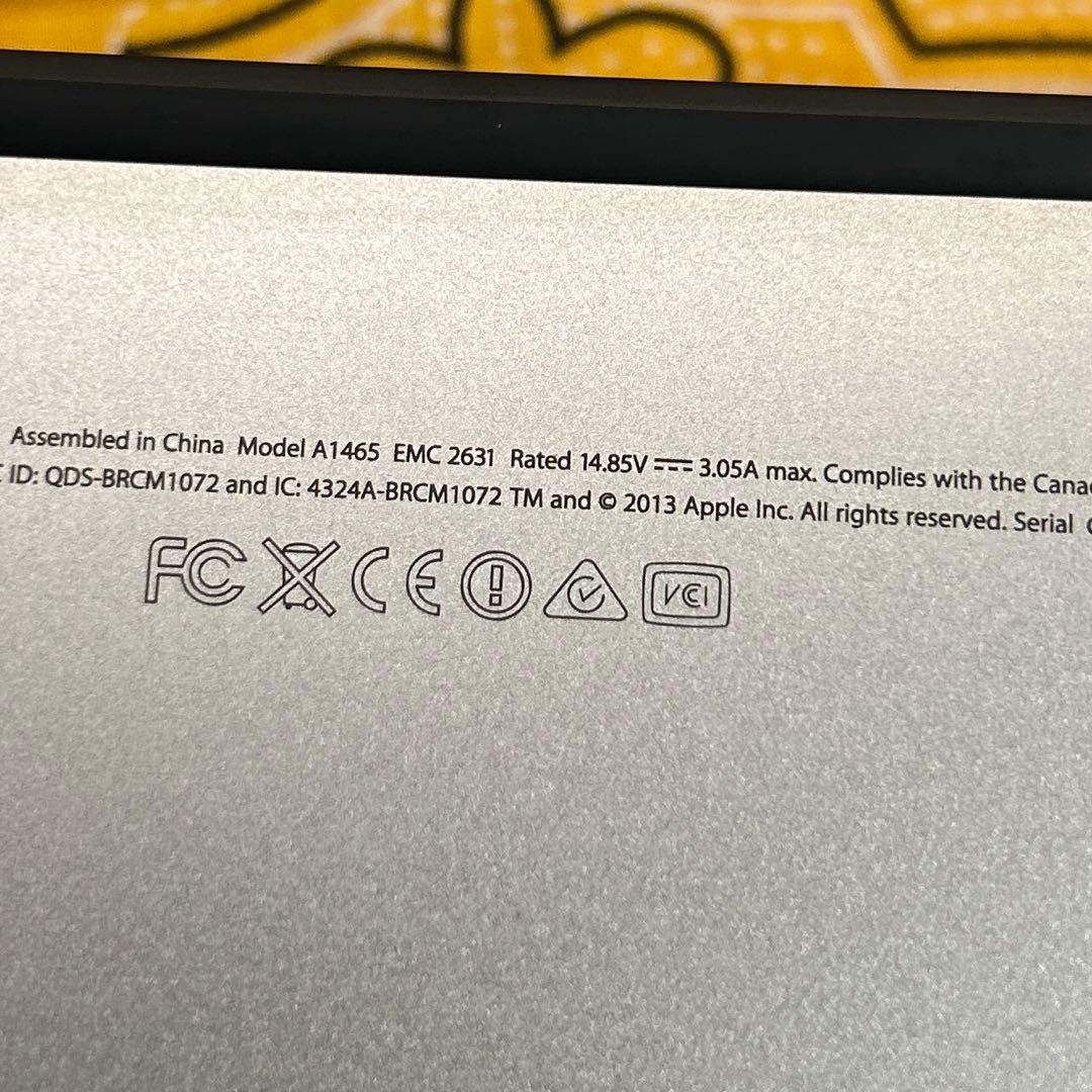 macbook air 11インチ(Mid2013)