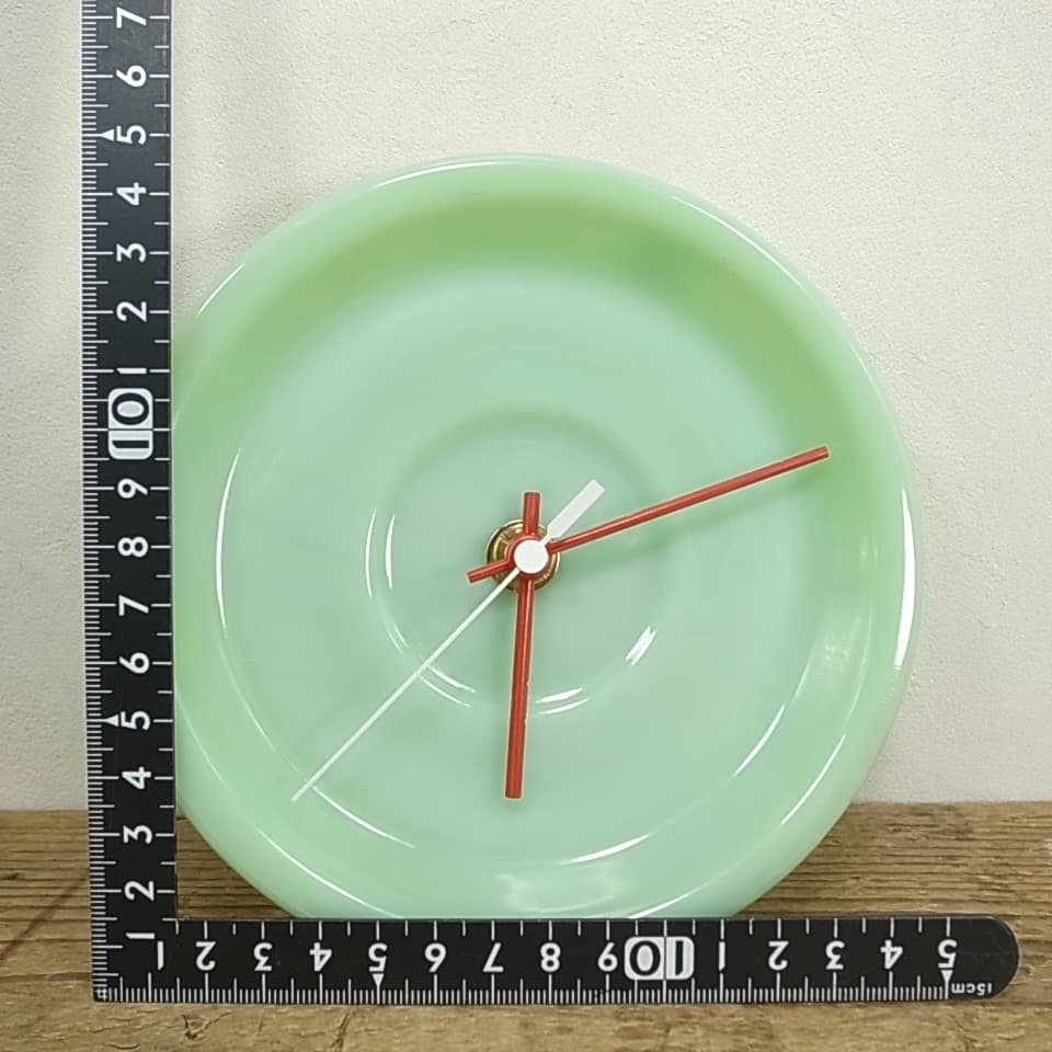 ファイヤーキング ジェードレストランウェア ソーサークロック② 直径 約15cm