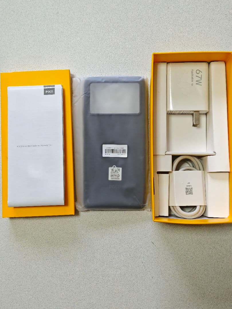 【極美品】POCO X6 Pro 5Gブラック★サブ機・室内使用のみ★付属品完備