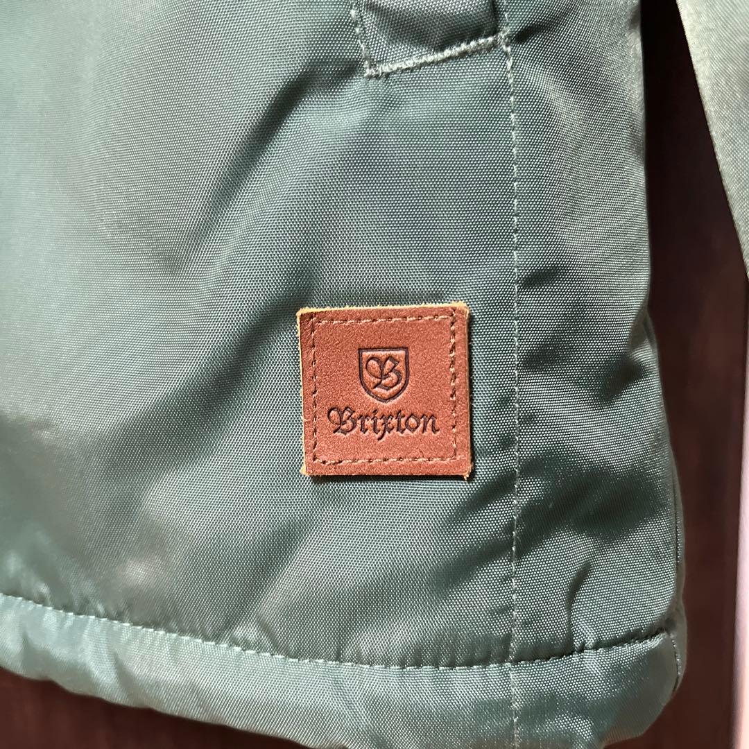 Brixton グリーン ナイロンコーチジャケット S